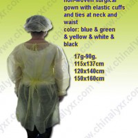 Disposable Nonwoven Isolation Gown  with Tie (LY-NSE-Y)