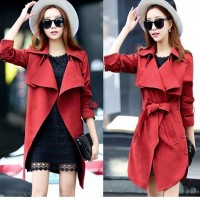 Facotry Wholesale Fashion Woolen Winter Trench Coat