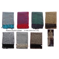 Lady Winter Fashion Knitting Soft Touch Boucle Marl Blanket Scarf