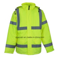 Warm Safety Jacket with En ISO 20471 Approved图1