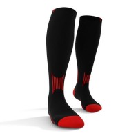 Black Athletics Compression Socks for Running Jogging