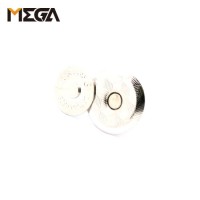 Dish Shape 18mm Silver Magnetic Button for Clothing