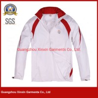 Casual Woven Stand Collar Plain Men Jacket Custom Waterproof Sport Wear Jacket (J493)