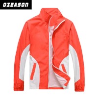 Mens High Collar Zip up Red Polar Fleece Jacket