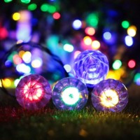 Solar LED Diamond Lights Outdoor Waterproof Decorative Lights Christmas Festival Lights