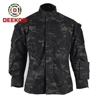 Anti Infrared Black Multicam Camouflage Tc 65/35 Military Uniform Acu