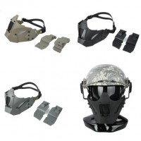 Fast Module Mesh Mask Tactical Half Face Mask Fit Helmet