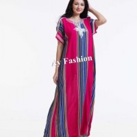 2020 Top Sale Embroidery Neck Africa Women Dress Maxi Dress