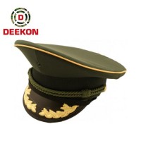 High Quality Military Army Officer General Police Peaked Cap