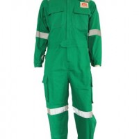 Cotton Polyester Protective Reflective Safety Work Workwear Coverall