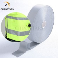 Sew on 2-Inch High Light Polyester Silver Reflective Tape for Safety Vest