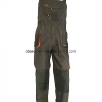 Safety 3m Reflective Corduroy Poly-Cotton Twill Bib Overalls for Men