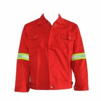 High Visibility Orange and Yellow Reflective Safety Jacket