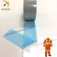 High Quality Light Flame Retardant Warning Reflective Tape Heat Transfer Film for Fr Coverall