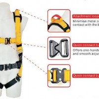 Ce En 12277 Yellow Safety Climbing Harness for Mountaineering Rescue