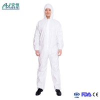 Top Disposable Protective Microporous Coverall Applied to Food Service