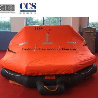 10 Man GRP Container Pack a Inflatable Rubber Life Buoy Craft (A10)