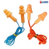 3 Layers Christmas Tree Safety Soundproof Silicone Ear Plugs with Corded