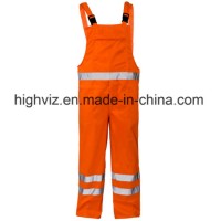 China Wholesale Hi Vis Overalls Safety T/C Trousers Workwear