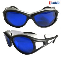 IPL High Optical Density of Wavelength 650nm ND: YAG Laser Safety Glasses Anti Radiation with Blue L