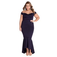 Women Plus Size Evening High up Length Beautiful Fashion Custom Dress