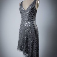 Women's Characteristic Pearl Piece Evening Dress