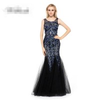 Elegant Party Graceful Shiny Sexy Lady Women Gown Evening Dress