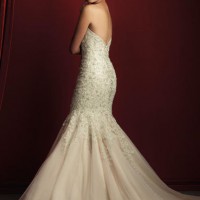 Fabulous Bodice Sweetheart Mermaid Wedding Dress (Dream-100034)