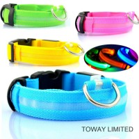 Grid Buckle Quality Pet Products Classic LED Dog Collars