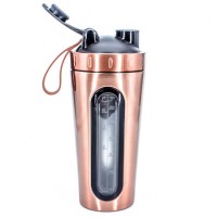 700ml Stainless Steel 304ss Protein Shaker Bottle with Window