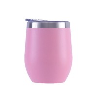 12oz Stainless Steel Beer Wine Glass Egg Shaped Cup