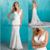 Beautiful Lace Wedding Gown Cap Sleeve Bridal Gowns Mermaid Bridal Dress