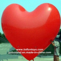 Advertising Inflatable: Red Heart Helium Promotion Air Sky Balloon