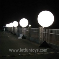 Advertising Inflatables: Foldable Frame LED Shining Balloon with Colored Light.