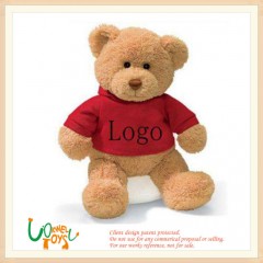 Custom Logo Stuffed Toy Teddy Bear Plush Toy Bear图1