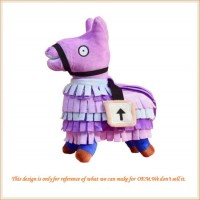 Fluffy Colourful Alpaca Plush Toys for Children