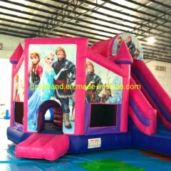 Princess Inflatable Bouncy Jumping Castle Bouncer House with Slide (JC-02)图1