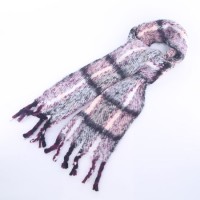 Stylish Simple Girl Plaid Scarf