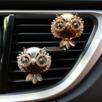 Metal Owl Female Car Accessories Car Decoration