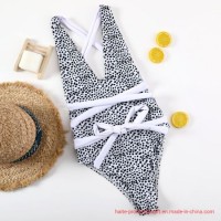 New Triangle Siamese Solid Color Swimwear Spot Factory Direct Wholesale Bikini Swimwear