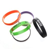 Whole Sale Custom Silicone Rubber Elastic Wrist Hand Band  Silicone Wristband China  Engraved Silico