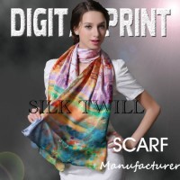 Digital Printed Twill Scarf