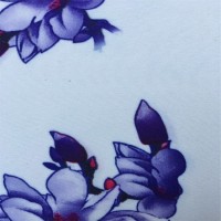 Polyester 4-Way Stretch Fabric with Digital Printing for Women's Dress Clothing Textile Fabric