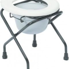 Foldable Steel Adult Commode Chair Toilet Chair图1