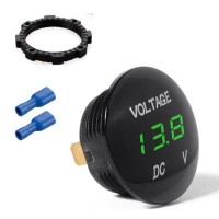 12V Digital Display Voltmeter Waterproof Voltage Gauge