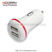 2.1A Charger Mobile Phone Accessories Single Dual Port USB 3.1A Car Charger Smart Phone IC Synchrono