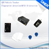 GPS Vehicle Tracker with Driver Identification  RFID and Fingerprint