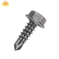 St4.2*16 Stainless Steel 304 Hexagon Wafer Head Self Drilling Screw