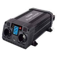 1000W/1200W/1500W DC to AC Power Inverter with LCD Display and Mounting Bracket