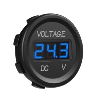 DC 12V LED Display Voltmeter Waterproof for Boat Marine Vehicle Motorcycle Truck ATV UTV Car Camper